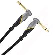 Monster Performer 500 Instrument Cable 8 in. - angled 1/4 plugs P500-I-.75DA