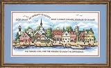 Seacoast Quilt Stamped Cross Stitch Kit, Craft Kit