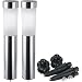 Stainless Steel Solar Garden Light - 2-Pk.