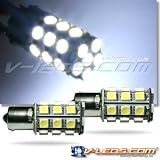 2 HID WHITE SMT 27 LED PARKING/BACK-UP BULBS 1156 1073