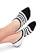 VERO MONTE 4 Pairs Womens No Show Athletic Socks Cotton Liners Non-Slip Grips