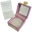Ballerina Baby Cie Hinged Keepsake Box with mirrored lid and keepsake notes