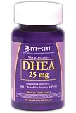 MRM Micronized DHEA Vegetarian Capsules, 25 mg, 90-Count Bottles (Pack of 3)
