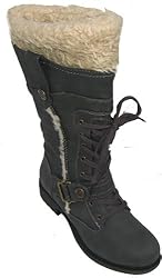 Rieker Damen Stiefel/Stiefelette Nigaragua/Curly, RV, Warmfutter 100% Polyester, in Grau, Größe 42.0, Artikelnummer EH480542