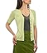 Wool Overs Women's Silk & Cotton Short Sleeve Cardigan
