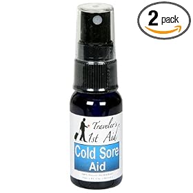 Traveler's 1st Aid Phytotherapeutic Remedy, Cold Sore Aid, 1-Ounce Bottles (Pack of 2) by Bioponic Phytoceuticals