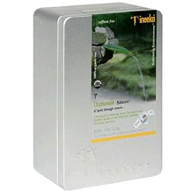 Ineeka Whole Leaf Organic Tea, Balance - Chamomile, 0.79-Ounce Tin