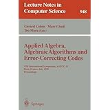 applied algebra algebraic algorithms and error correcting codes 11th international symposium aaecc 11 paris