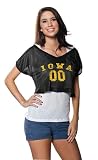 Iowa Hawkeyes Women's Cropped Top Mesh Jersey