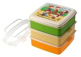 Snoopy ピクニックケース角型(大) 3段 ベースボール オレンジ (化粧箱入り)の画像