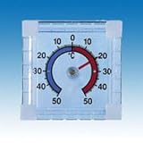 Produkt-Bild: Thermometer, Au&szlig;enthermometer Classic zur Fenstermontage (Scheibenmontage) 73 x 73 x 20 mm, F-25504