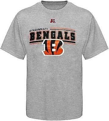 Cincinnati Bengals NFL Team Apparel JPD Tee Shirt Gray Big And Tall Sizes (6XL)