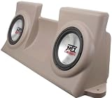 MTX ThunderForms Custom-fit subwoofer for2004-up Ford F-150 regualar cab Tan