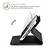 Galaxy S6 Edge Case, SHIELDON Genuine Leather Wallet Case Flip Case with Stand & Credit Card Holder Slots [Magnetic Closure] Cover for Samsung Galaxy S6 Edge - Black