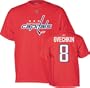 Washington Capitals Youth NHL Name & Number Tee Red #8
