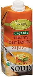 Pacific Natural Foods Organic Soup, Creamy Butternut Squash, 16-Ounce Cartons (Pack of 12)