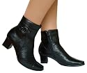 Elegante Trend-Stiefelette in Schwarz