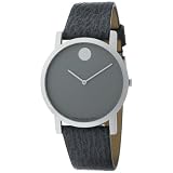 Movado Mens Classic Museum Gray Sharkskin Strap Watch #0606288 by Movado