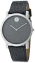 Movado Men's 606288 Museum Classic Gray Sharkskin Strap Watch