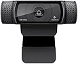 Logitech HD Pro Webcam C920, 1080p Widescreen Video Calling and Recording