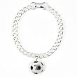 Charm Bracelet Soccer Equals Life