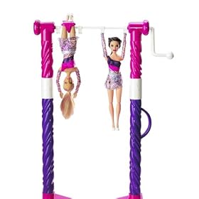 Click here to buy Barbie Gymnastics Divas Stunt Stars Dolls by Mattel.