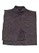 Roberto Villini Solid Charcoal Gray Mock Neck Sweater Image