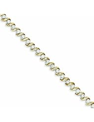 1.1 Carat 14K Gold Diamond Bracelet