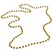 U.S. Toy JA426 Metallic Bead Necklaces, Gold
