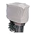 Leader Accessories New Gray 300D Polyester Outboard Motor Hood Cover