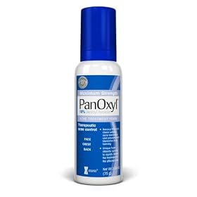 PanOxyl Acne Treatment Foam - 10% Benzoyl Peroxide, 2.64-Ounce Bottle