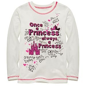 Organic Long Sleeve Disney Princess Tee
