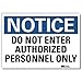 NoticeSign, ReflecSelfAdhVinyl, 10inWx7inH