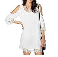 Sexy Chiffon/Cotton/Polyester Spring Summer Lace Backless Wedding Dress 