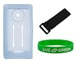 Blue Silicone Skin Case for MicroSoft Zune HD Video MP3 Player (Player NOT Included)
