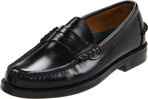 Sebago Men's Sherman Loafer,Black,10 3E US