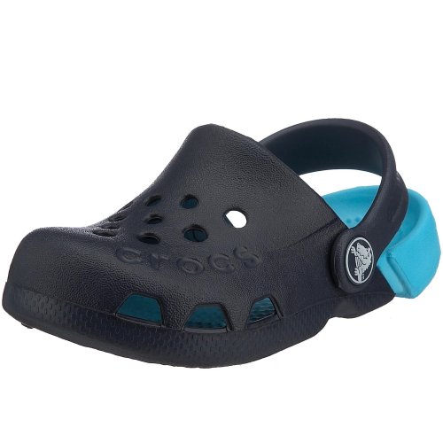 Crocs Electro Clog (Toddler/Little Kid),Navy/Electric Blue,6 M US Toddler