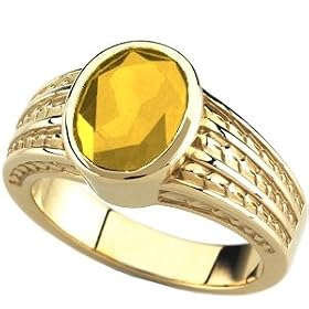 14K Yellow Gold Citrine Ring