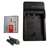 US Charger+NP-BG1/NPBG1 Li-ion Battery for Sony G Type