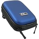 Ex-Pro ® Blue Hard Clam Digital Camera Case Bag for Panasonic Lumix DMC-LZ10