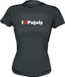 I Heart (Love) Pujols Women's Tee Shirt in 6 Colors Small thru XXL