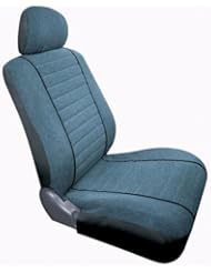 Automotive Parts and Accessories: Saddleman Custom Made Front/Rear Bucket Seat Covers - Cambridge Tweed Fabric (Blue) - Saddleman