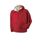 Harvard Square - Pullover Hooded Nylon Pouch Jacket with Kasha Lining