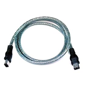 Belkin 3ft IEEE 1394 Firewire 6Pin/6Pin 400 MBPS 22/28 Awg Ice