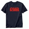 T-SHIRT NAVY BLUE " KISS ME , I'M FROM OZAMIS " PHILIPPINES