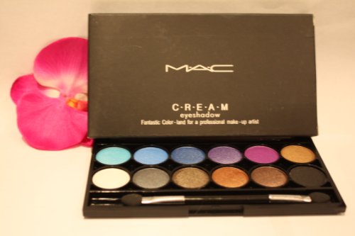 MAC 12 color CREAM Eye Shadow #1