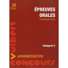 Epreuves orales : Cat�gorie C