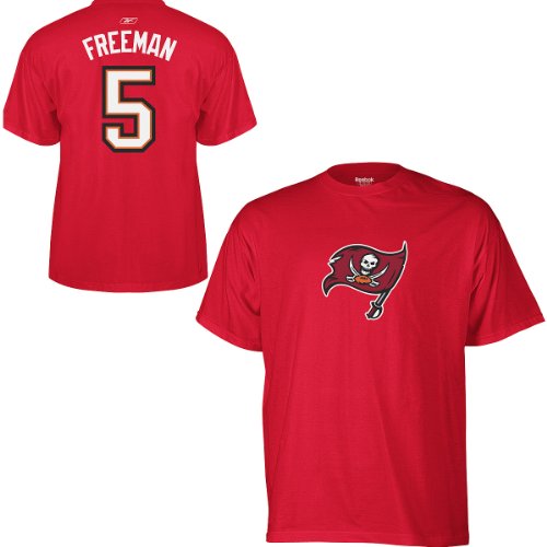 Reebok Tampa Bay Buccaneers Josh Freeman Name & Number T-Shirt Medium