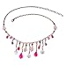 Collar Necklace w/Violet Beads