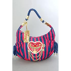Betsey Johnson The Large Hobo in Navy Sailor Girl,Bags (Handbags/Totes) for Women